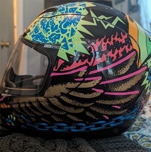 Icon Airmada TURBO LOVER Motorcycle Helmet XS